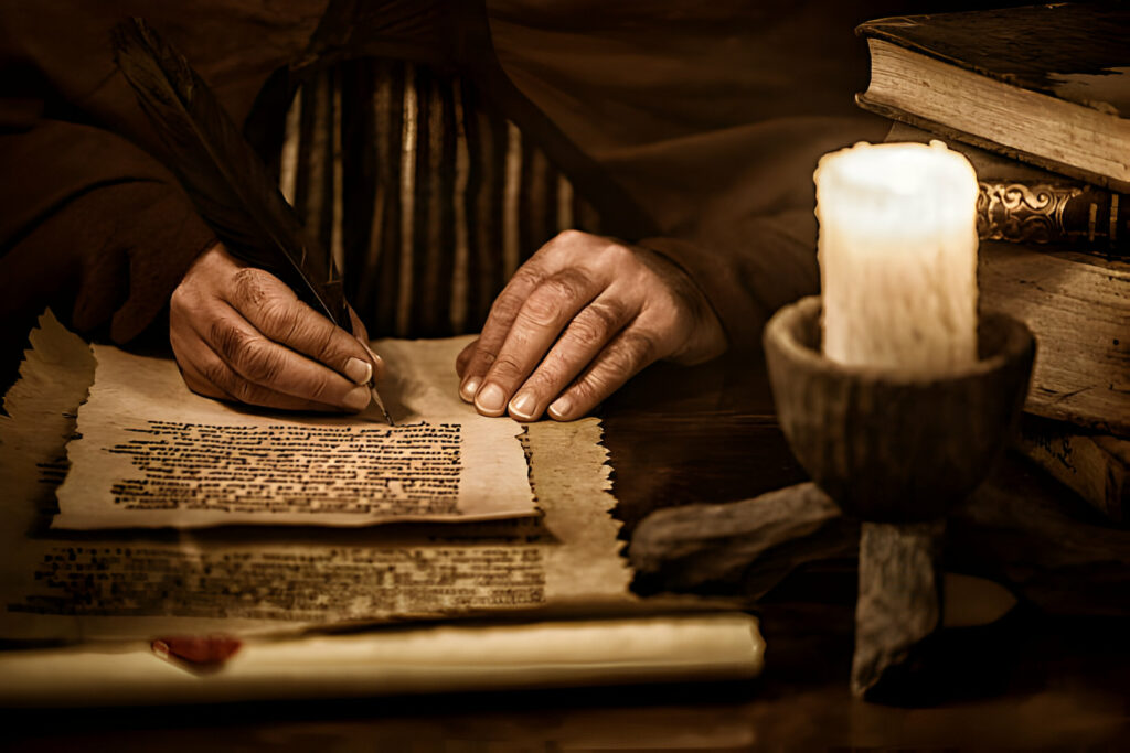 Image of a scribe